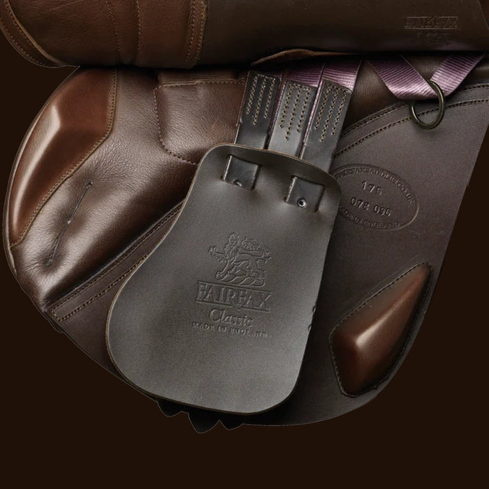 Fairfax 17.5" Adjustable Tree Classic Jump Plain Flap Brown