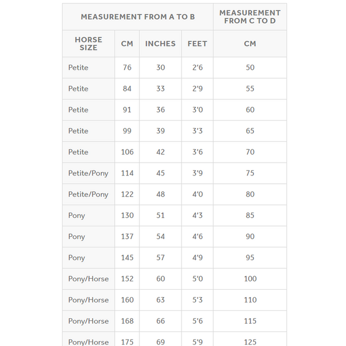 horseware pony size