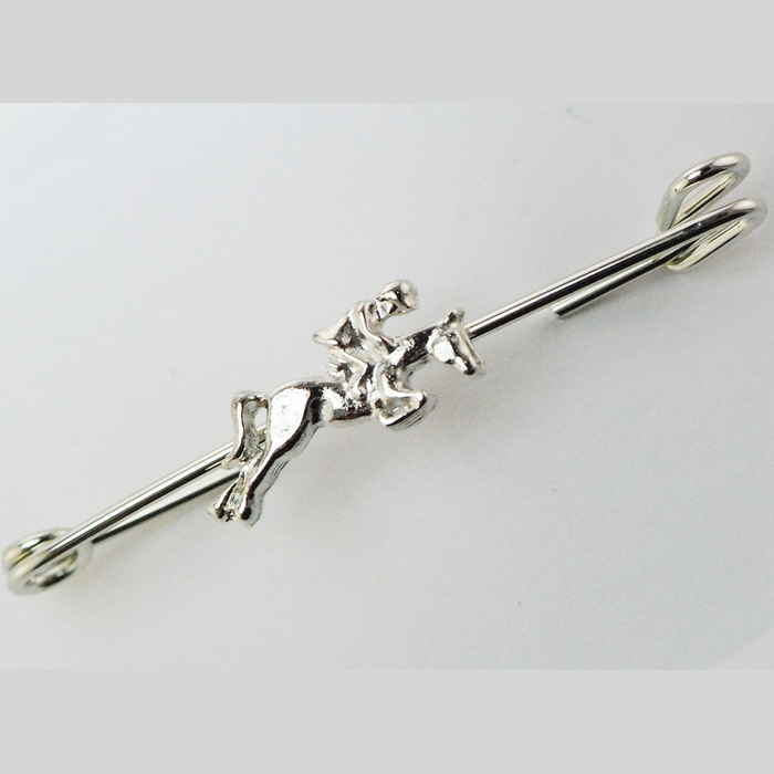 Jumper Stock Pin Medium Silver