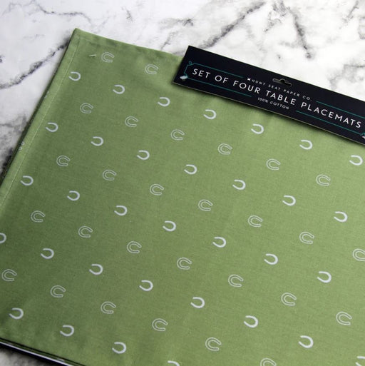Hunt Seat Set of 4 Placemats - Olive