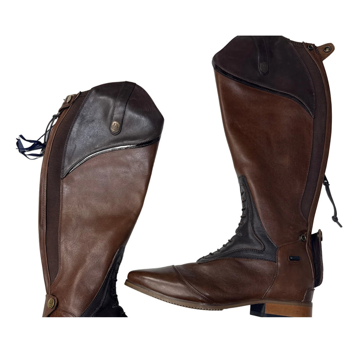 CNT 3135A Mountain Horse Sovereign Tall Boots Brown 10 Reg/Wide