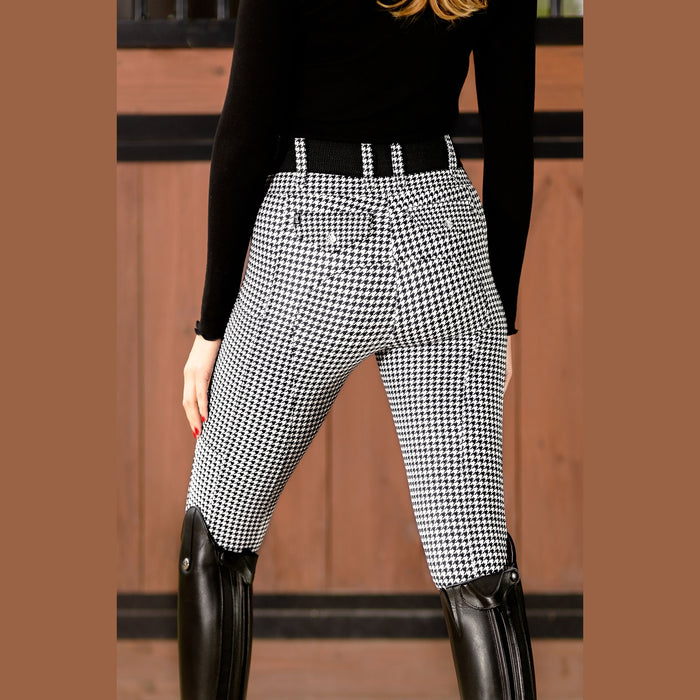 Canter Culture Athletic Breech - Houndstooth