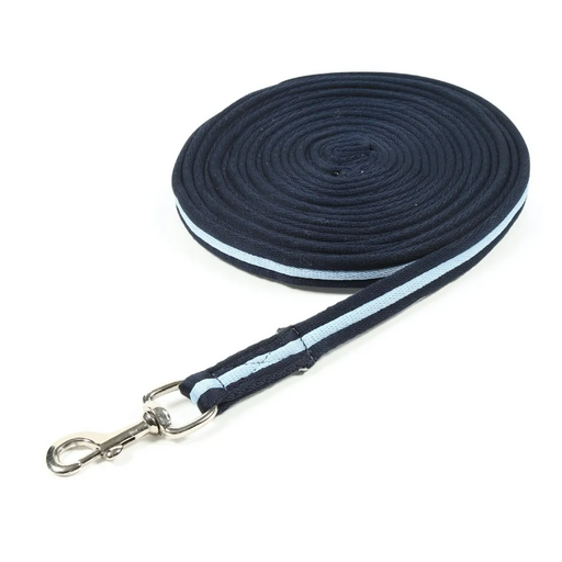 Shires Lunge Line Navy light blue