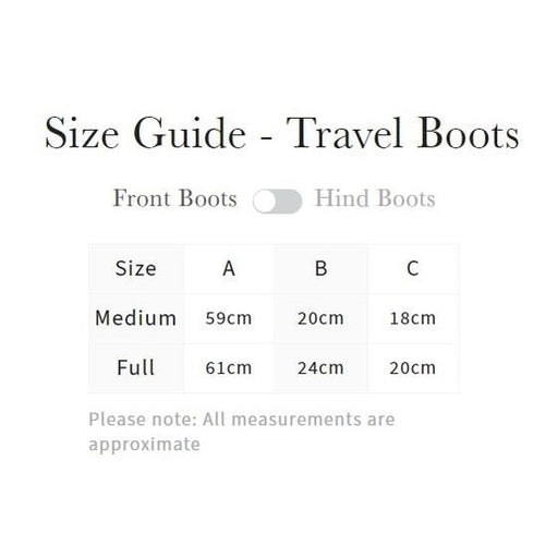 Size Chart Front