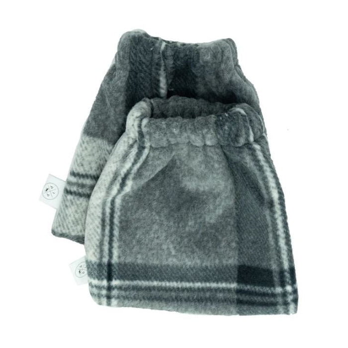Stirrup Cover Grey Plaid