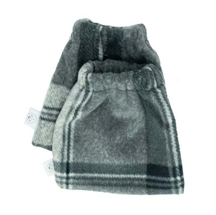 Stirrup Cover Grey Plaid