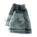 Stirrup Cover Grey Plaid