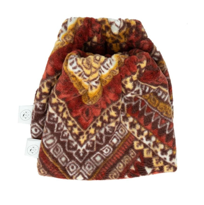 Stirrup Cover Red Tribal