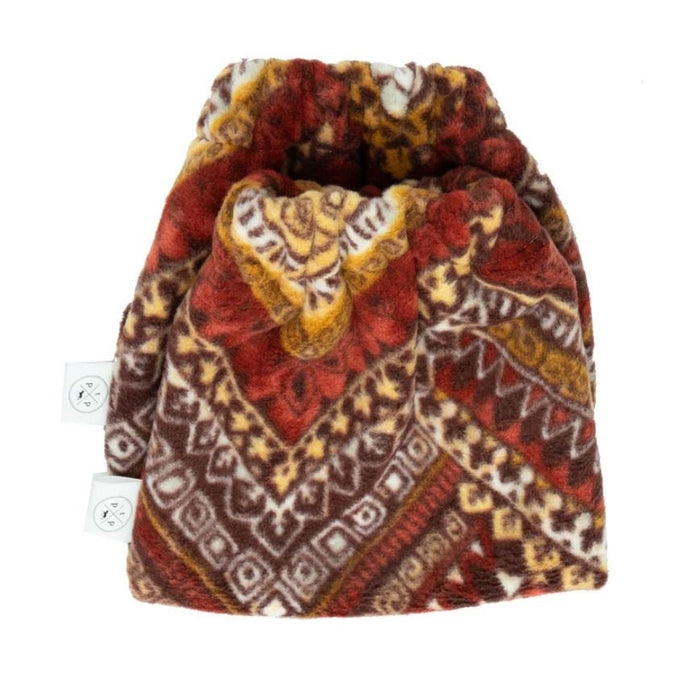 Stirrup Cover Red Tribal
