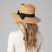 Straw Gambler Hat with Bow2