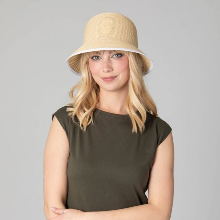 Straw Paperbraid Bucket Hat1