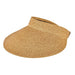 Womens Ultrabraid Lage Bill Visor Natural 2