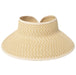 Womens Ultrabraid Lage Brim Visor Beige