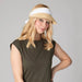 Womens Ultrabraid Visor with Cotton Band 1
