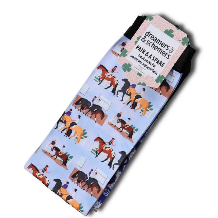 Dreamers & Schemers Riding Socks Pair & a Spare